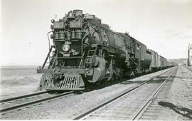 Great Northern Railway steam locomotive 2128 in Washington State, undated.