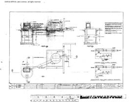 Northern Pacific Engineering Drawing, Tie Treating Plant at Paradise, Montana, 1982