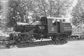 Pickering Lumber Company Steam Locomotive Number 2 at Tuolumne, California, On June 22, 1974.