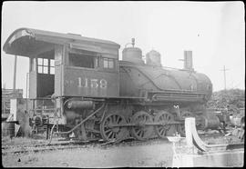 Northern Pacific steam locomotive 1159 at South Tacoma, Washington, in 1934.