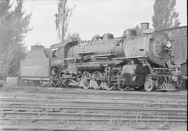 Northern Pacific steam locomotive 1728 at Hoquiam, Washington, in 1950.