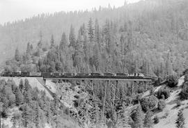 Western Pacific Railroad diesel locomotive 1776 at Keddie, California on August 19, 1977.