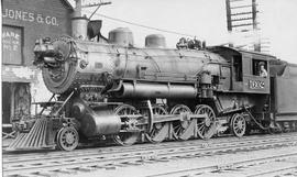 Northern Pacific steam locomotive 1602 at Seattle, Washington, circa 1925.