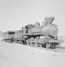 Virginia & Truckee Railroad Steam Locomotive Number 27 at Carson City, Nevada in December 1973.