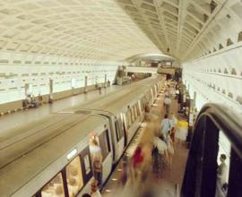 Washington Metropolitan Area Transit Authority Passenger Train at Washington, District of Columbi...