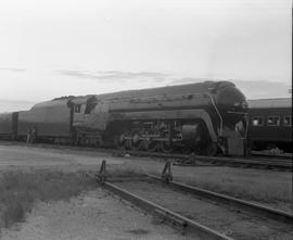 Norfolk & Western Railway steam locomotive 611 at East Wayne, Indiana on July 25, 1986.