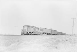 Union Pacific Railroad diesel locomotive number 308 at Richland, Washington in 1976.