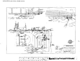 Great Northern Engineering Drawing, Diesel Fueling Facilities at Interbay, Washington, 1971