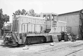 Stockton Terminal & Eastern Railroad Diesel Locomotive Number 22 at Stockton, California in A...