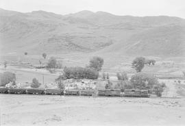 Southern Pacific Railroad diesel locomotive number 3307 at Reno, Nevada in 1977.