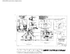 Northern Pacific Engineering Drawing, Section House at Attalia, Washington, 1951