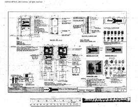 Amtrak Engineering Drawing, Amtrak Depot at Tacoma, Washington, 1981