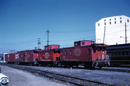 Spokane, Portland and Seattle Railway caboose 726 at Portland, Oregon (undated).