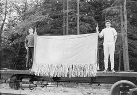 Banner For Celebration at Point Defiance Park In Tacoma, Washington in 1964.