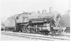 Spokane, Portland & Seattle Railway steam locomotive 326 at Portland, Oregon, circa 1932.