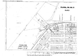 Plat Map of Spokane, Portland, and Seattle Railway Facilities at Flavel, Oregon, 1967