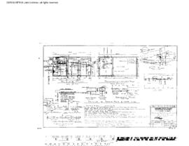 Northern Pacific Engineering Drawing, Section Motor Car and Tool House at Kelso, Washington, 1960