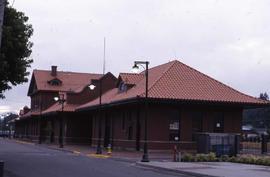 Northern Pacific Depot in Centralia, Washington in 1988.