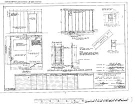 Great Northern Engineering Drawing, Electric Compressor Building, Metal 10 Foot 8 inch 12 Foot at...