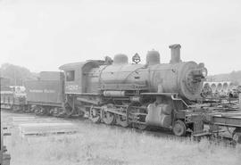 Northern Pacific steam locomotive 1207 at South Tacoma, Washington, in 1953.