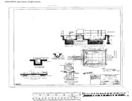 Great Northern Engineering Drawing, Car Shop and Service Building at Havre, Montana, 1957