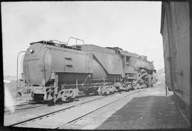 Great Northern Railway steam locomotive number 3214 at Tacoma, Washington in 1936.