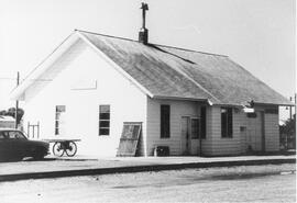 Great Northern Depot at Noonan, South Dakota, 1970