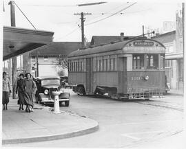 Seattle & Rainier Valley Railway Car 103 in Renton, Washington, 1936