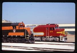 Great Northern Diesel Locomotive 400 at Mc Cook, Illinois, undated