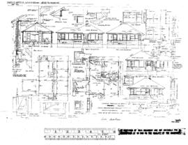 Spokane, Portland, and Seattle Railway Engineering Drawing, Housing at South Junction, Oregon, un...
