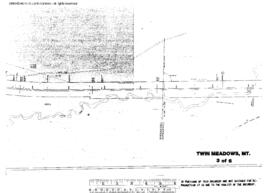 Plat Map of Great Northern Facilities at Twin Meadows, Montana, 1973