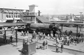 Canadian Pacific Railway steam locomotive 2860 at Tacoma, Washington on April 11, 1977.