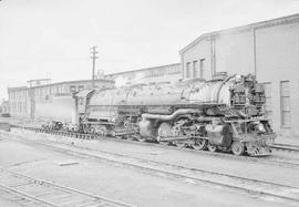 Spokane, Portland & Seattle Railway steam locomotive number 905 at Spokane, Washington in 1953.