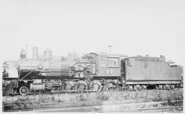 Northern Pacific steam locomotive 77 at Tacoma, Washington, in 1931.