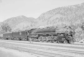 Spokane, Portland & Seattle Railway steam locomotive number 700 at Paradise, Montana in 2002.