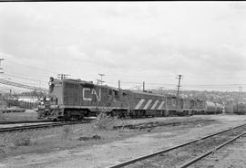 Canadian National Railway Company diesel locomotive 4802 at New Westminster, British Columbia on ...