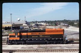 Great Northern Diesel Locomotive 400 at Mc Cook, Illinois, undated