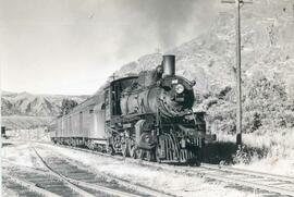 Great Northern Railway steam locomotive 1078 at Omak, Washington, undated.