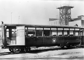 Pacific & Idaho Northern Railway streetcar 100 in Idaho, circa 1932.