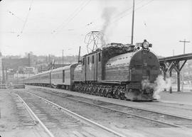 Chicago, Milwaukee, St. Paul & Pacific Railroad Company electric locomotive number E-4 at Tac...