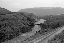 Burlington Northern right-of-way at Oroville, Washington in 1976.