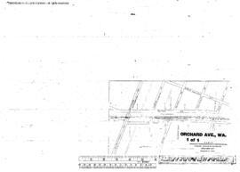 Plat Map of Great Northern Facilities at Orchard Ave., Washington, undated