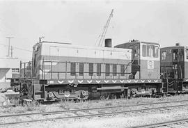 Modesto and Empire Traction Company Diesel Locomotive  Number 604 at Modesto, California in June,...