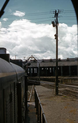 Spokane, Portland and Seattle Railway diesel locomotive at Portland, Oregon in 1959.