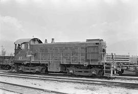 Vancouver Wharves Terminal Diesel Locomotive Number 27 at North Vancouver, British Columbia in Ju...