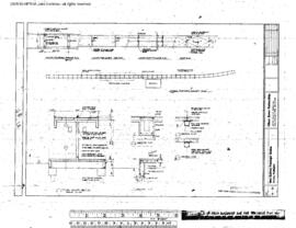 Amtrak Engineering Drawing, Amtrak Depot at Tacoma, Washington, 1983