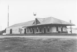 Great Northern Depot at Larimore, North Dakota, undated