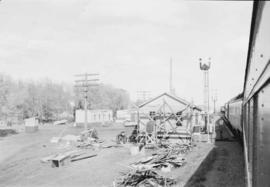 Northern Pacific station at Berea, North Dakota, circa 1955.