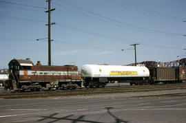 Portland Terminal Railroad diesel locomotive 39 at Portland, Oregon in 1962.