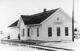 Great Northern Depot at Lennox, South Dakota, undated